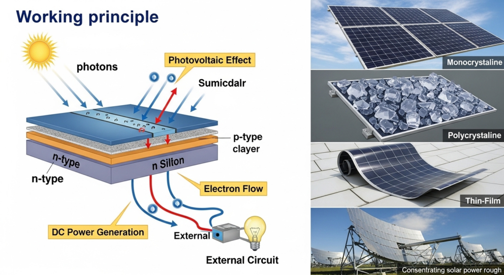 Solar Panel Working Principle Explained Simply