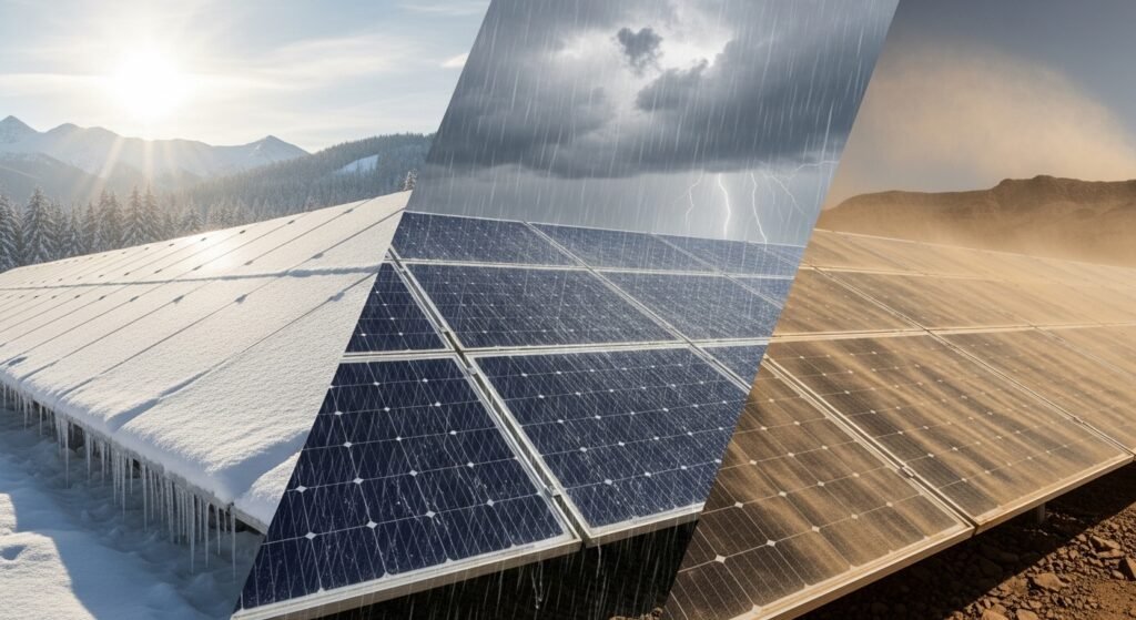Weather Impact on Solar Panel