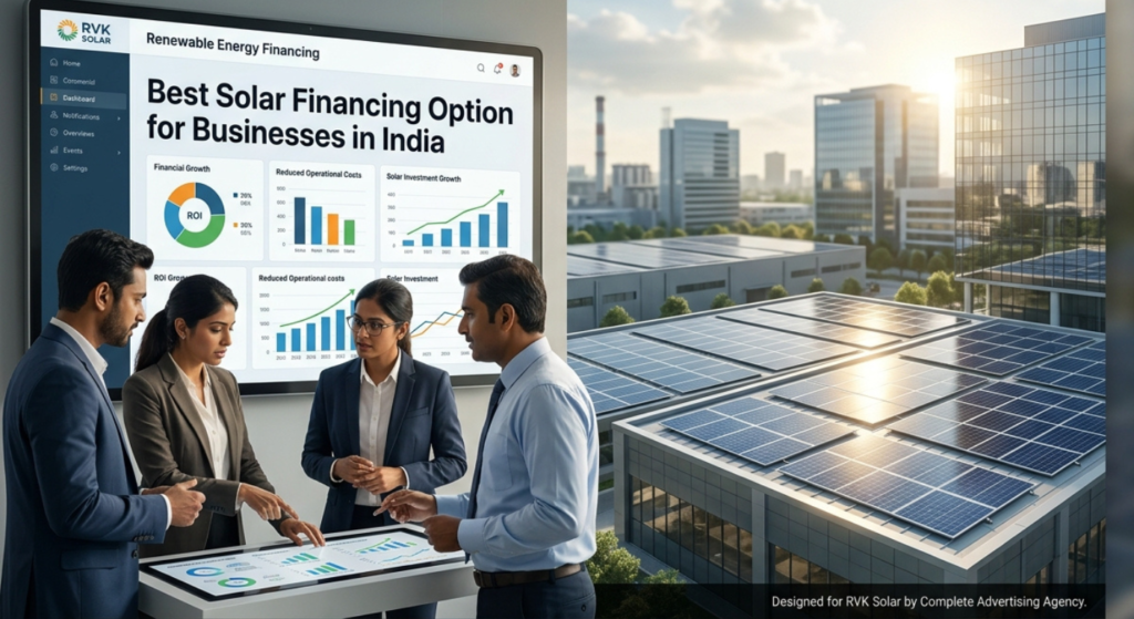 Best Solar Financing Option for Businesses in India
