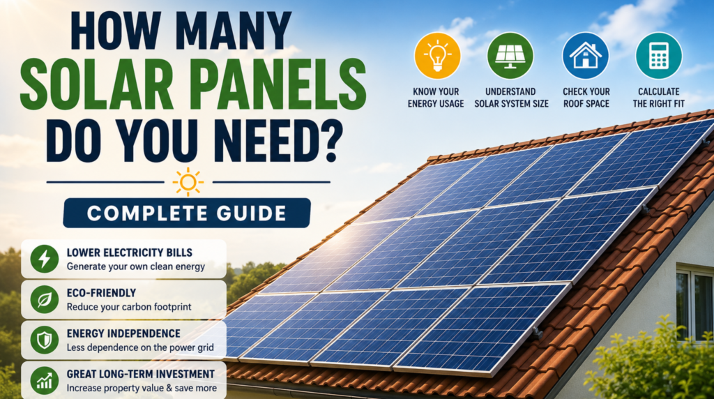 How Many Solar Panels Do You Need? Complete Guide