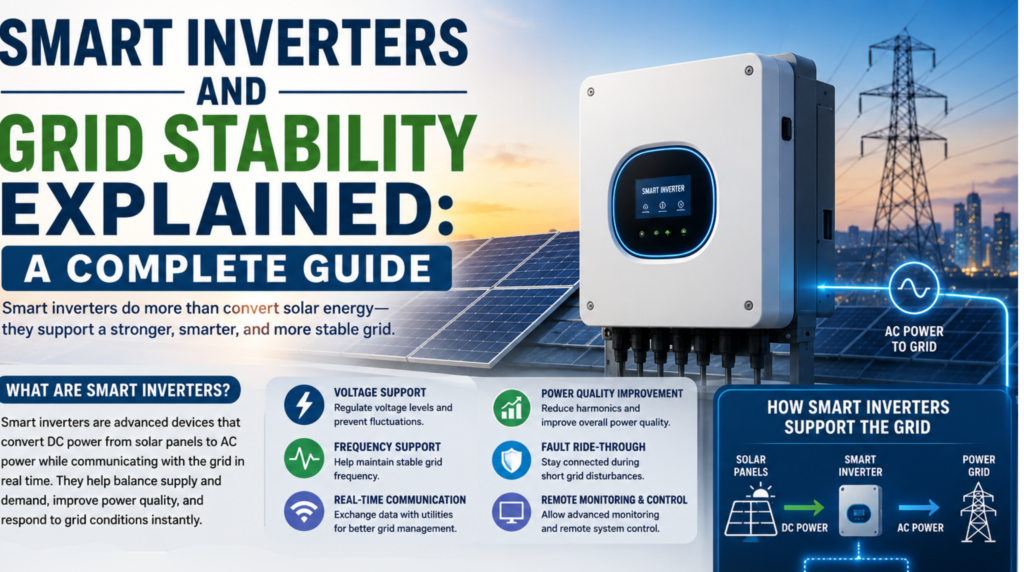 Smart Inverters and Grid Stability Explained: A Complete Guide
