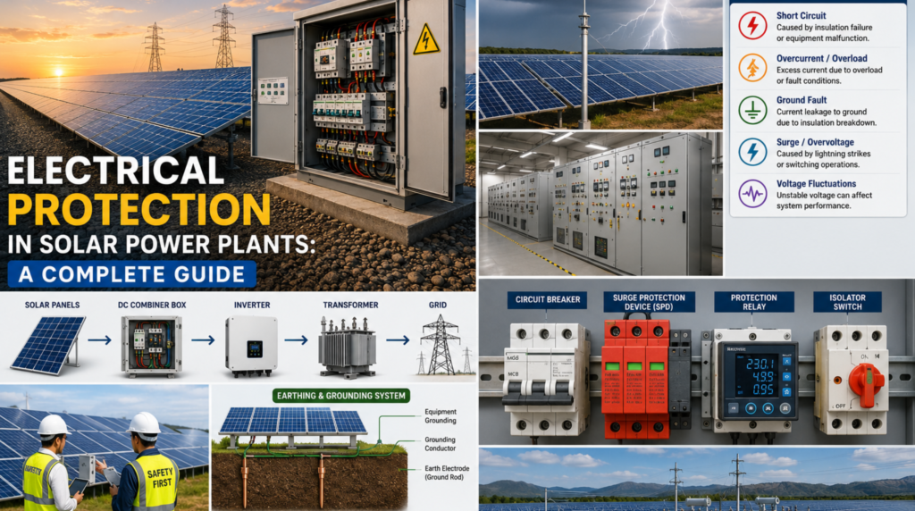 Electrical Protection in Solar Power Plants: A Complete Guide